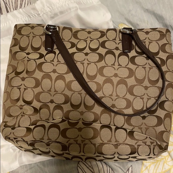 Brown Authentic Coach Purse - Picture 2 of 7
